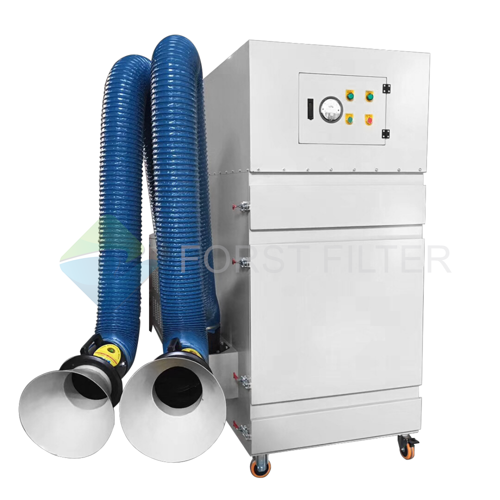Portable Dust Collector With Suction Arm